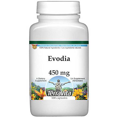 Evodia - 450 mg (100 Capsules, ZIN: 520062) - 2 Pack