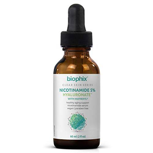 B-3 Nicotinamide Age-Defying Liquid Serum 2 oz - Hyaluronic Acid - Matrixyl ® - Supports Skin Health