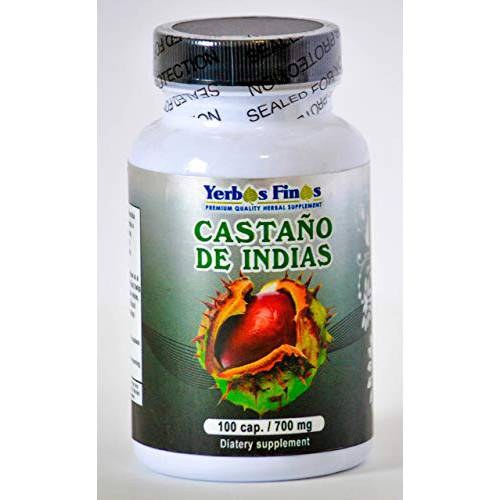 Yerbas Finas Castano de Indias 90 Cap/ 700mg Dietary Supplement