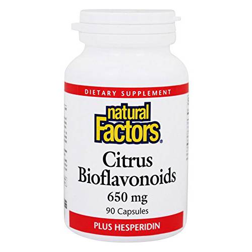 Natural Factors - Citrus Bioflavonoids 650mg, Support for The Body’s Use of Vitamin C, 90 Capsules
