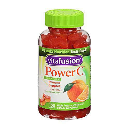 VitaFusion Power C Gummy Vitamins for Adults Absolutely Orange - 150 ct, Pack of 3