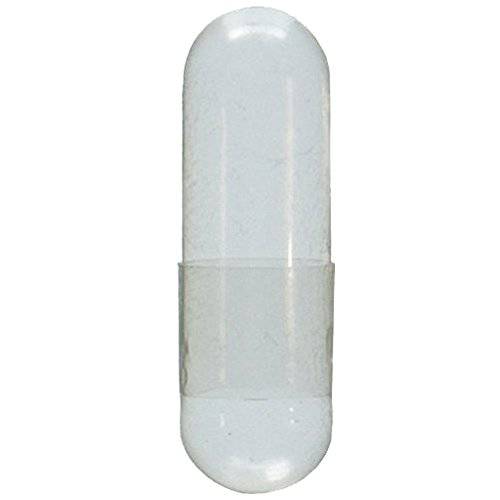 Capsuline Size 0 Gelatin Empty Capsules, 5000 Count, Empty Gel Pill Capsules, DIY Pure Bovine Pill Capsule Filling, Empty Caps, Kosher, Gluten Free and Halal Certified, Non-GMO Certified, Clear