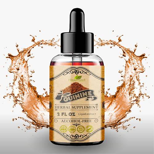 Quinine Liquid Extract 2oz - Cinchona Officinalis Bark Herbal Supplement for Leg Cramping Relief, Cramp Defense and Overall Digestive Health - All-Natural Quinine, Boosting Immune System