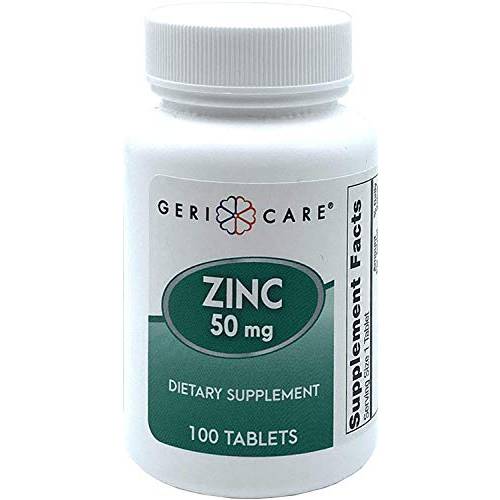GeriCare Zinc Sulfate Tablets, 220mg, 100ct (3 Pack)