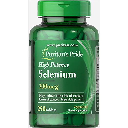 Puritan’s Pride High Potency Selenium 200mcg 250 ct