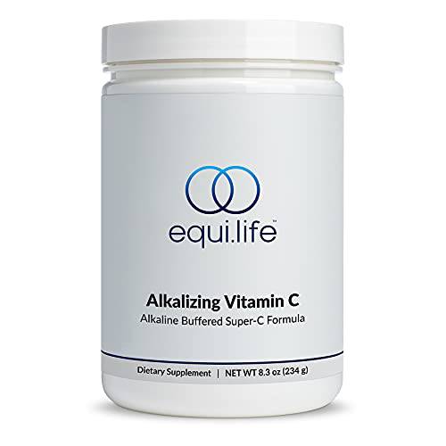EquiLife - Alkalizing Vitamin C, Powdered Immune Support Daily Supplement, Rich in Calcium, Magnesium, & Potassium, May Help Boost Energy, Promotes Natural Moisture in Skin, Easy-to-Use (8.3 oz)