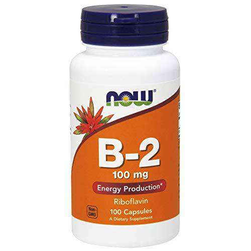 Now Foods, (2 Pack) B-2, 100 mg, 100 Capsules, NOW Foods