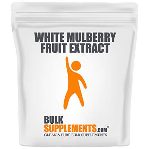 BulkSupplements.com White Mulberry Extract Powder - Mulberry Leaf Powder - Mulberry Powder - Immune Support Supplements - Heart Support (100 Grams - 3.5 oz)