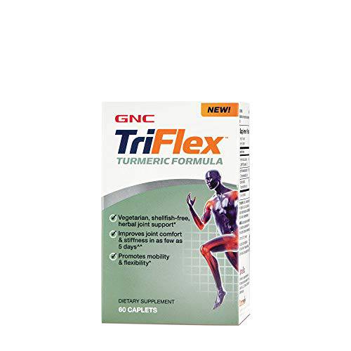 GNC TriFlex Turmeric Formula | Improves Joint Comfort and Stiffness, Promotes Mobility and Flexibility | 60 Caplets