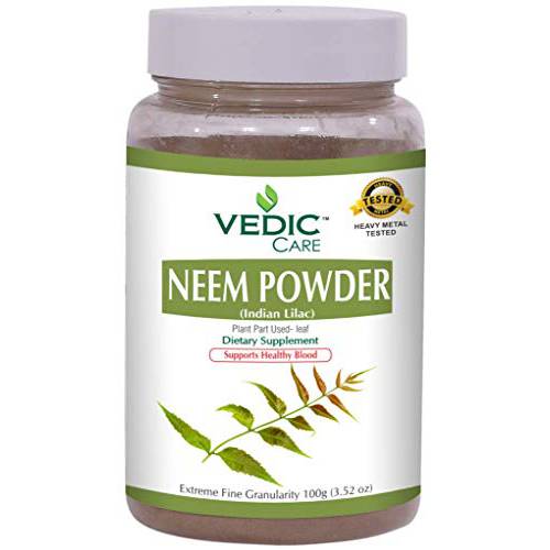 Vedic Care Powder (Neem Powder (Indian Lilac) 100g)