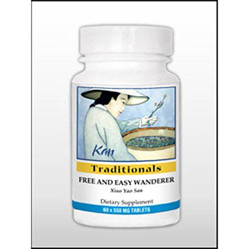Kan Traditionals Free and Easy Wanderer Dietary Supplement, 500 mg (60 Tablets)