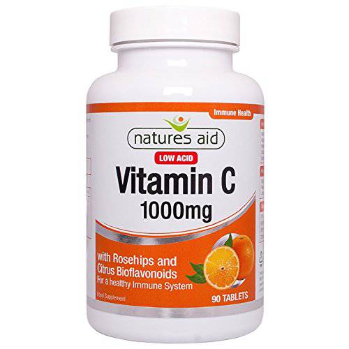 Natures Aid Vitamin C - Low Acid Formula With Citrus Bioflavanoids