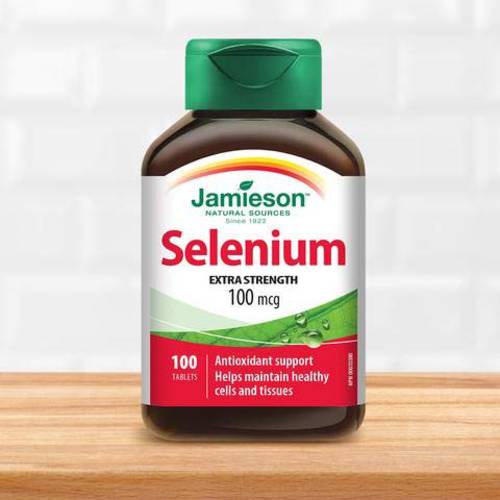 Jamieson Selenium Yeast 100mcg, 100 Tablets