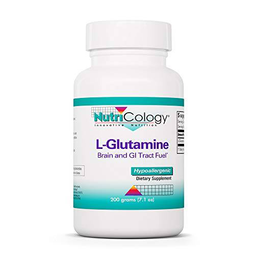NutriCology L-Glutamine Powder - Brain and GI Tract Fuel - Amino Acid - 200 Grams (7.1 oz.)