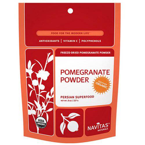 Navitas Naturals - Pomegranate Power Organic Freeze Dried Pomegramate Powder - 8 oz. ( 3-Pack)