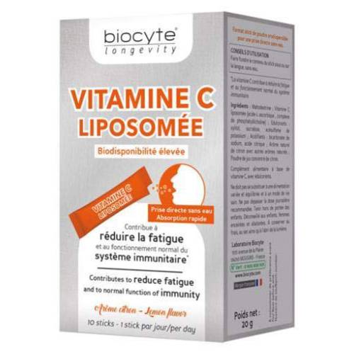 Biocyte Longevity Vitamin C Liposomed 10 Sticks