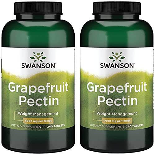 Swanson Grapefruit Pectin 1,000 mg 240 Tabs 2 Pack