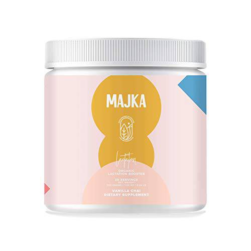 Majka Organic Lactation Booster Powder for Nursing Moms, Breastfeeding Safe Supplement for Increased Breast Milk, Vegan, Gluten Free (Classic Booster)