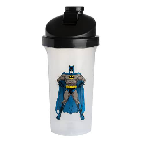 Paladone Batman Protein Shaker Bottle, 23 oz, Officially Licensed DC Comics Blender Cup
