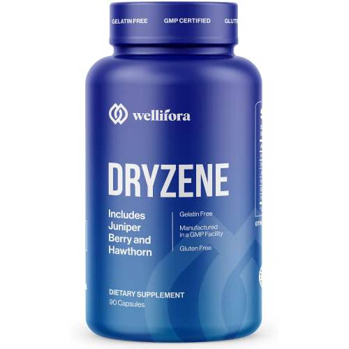 Reduce Swelling in Legs and Feet with Dryzene- Swollen Feet and Ankles from Water Retention & Edema? These Ingredients Get Rid of Excess Water: Potassium, Sheep Sorrel, Juniper Berry, and Hawthorne