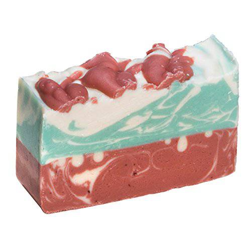 Goat Milk Red Rose Soap (4Oz) – Goat Milk Handmade Soap Bar with Rose Essential Oils - Organic and All-Natural – by Falls River Soap Company