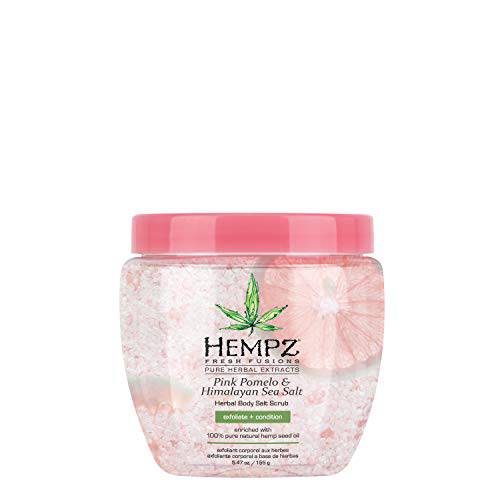 Hempz Pink Pomelo & Himalayan Sea Salt Herbal Body Salt Scrub, 7 Oz, Pack of 1