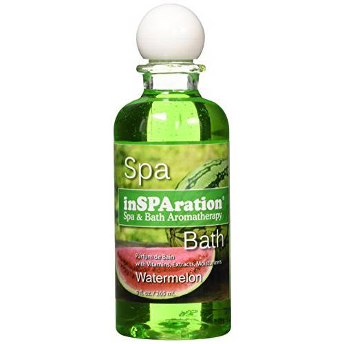 inSPAration Spa and Bath Aromatherapy 126X Spa Liquid, 9-Ounce, Watermelon