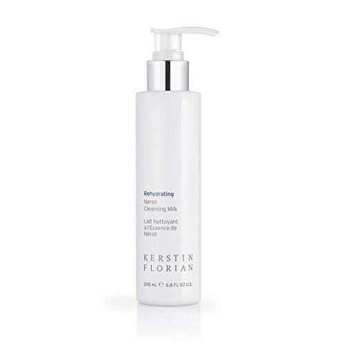 Kerstin Florian Rehydrating Neroli Cleansing Milk, Gentle Makeup Remover and Face Wash for Normal to Sensitive Skin (6.8 fl oz)