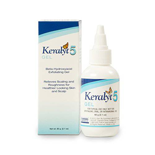 Keralyt 5 Scalp Gel - Max Strength 5% Salicylic Acid Scalp Build-Up Clearing - Helps Control Dandruff, Psoriasis, Seborrheic Dermatitis, Roughness, Dryness, and Itchiness