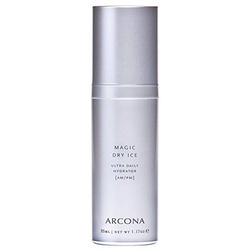 ARCONA Magic Dry Ice - Hydrating Facial Lotion with Olive Fruit, Squalane, Raspberry Seed Oils + Kombuchka - Nourishes, Protects + Brightens - 1.17 oz