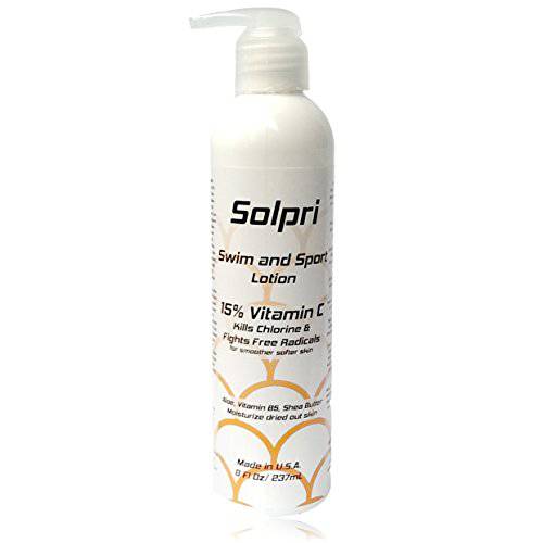 Solpri Pre and Post Swim Lotion with Vitamin C 8 Fl Oz