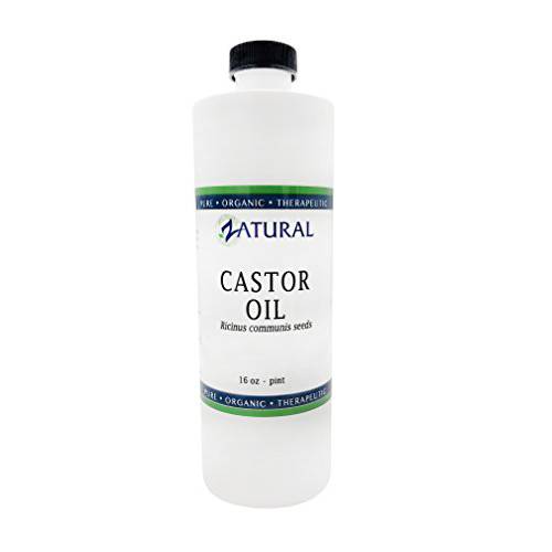Zatural Castor Oil-Ricinus Communis-100% Pure, Clean, Naked Castor Oil, 16 Oz