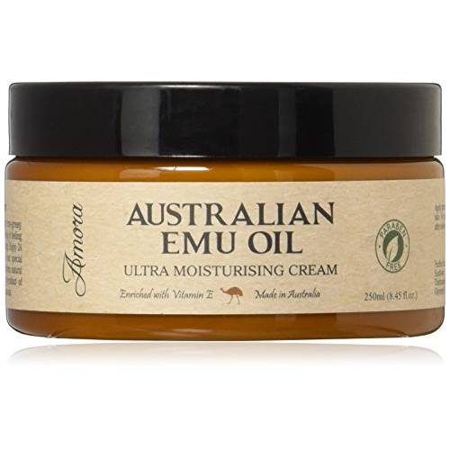 Paraben-free Australian Emu Oil Ultra Moisturizing Cream (8.45 oz | 250 ml) Pharmaceutical Grade, Super Strength, Made in Australia