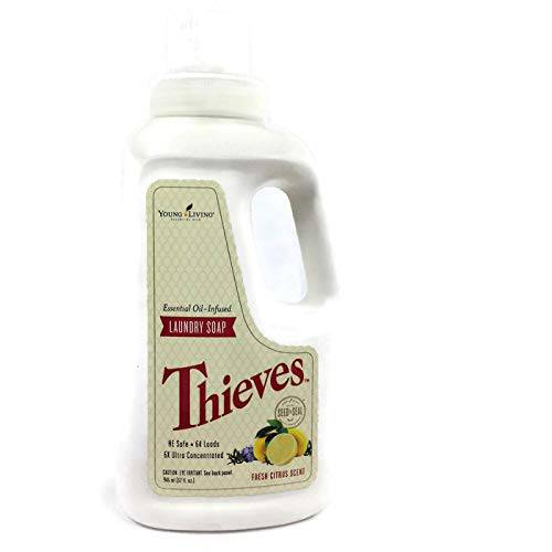 Young Living Thieves Ultra Concentrated Laundry Soap - Potent and Plant Based - 32 fl oz