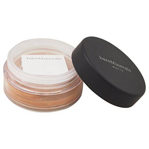 bareMinerals MATTE SPF 15 Foundation with Click, Lock, Go, Sifter in Warm Tan, 0.21 Ounce (Pack of 1)
