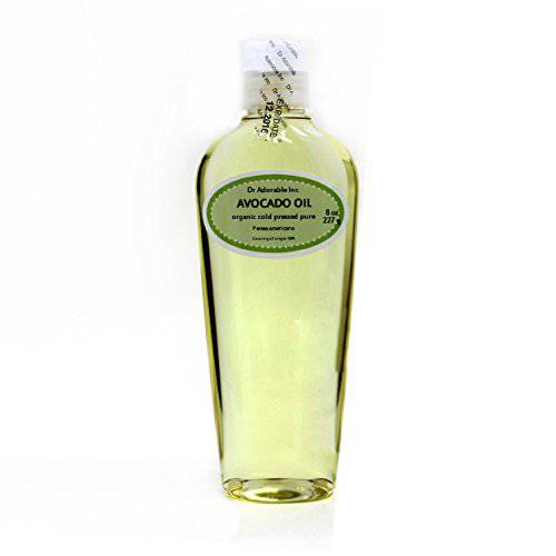 Avocado Oil Organic Pure Cold Pressed by Dr.Adorable 8 Oz