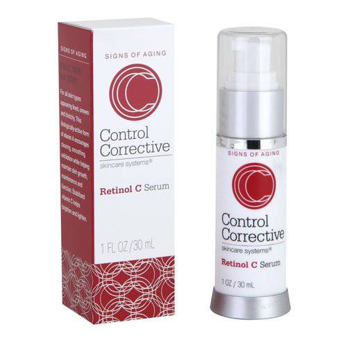 Control Corrective Retinol-C Serum | Stabilized Vitamin C Adds Additional Brightening | For All Skin Types | 1 oz