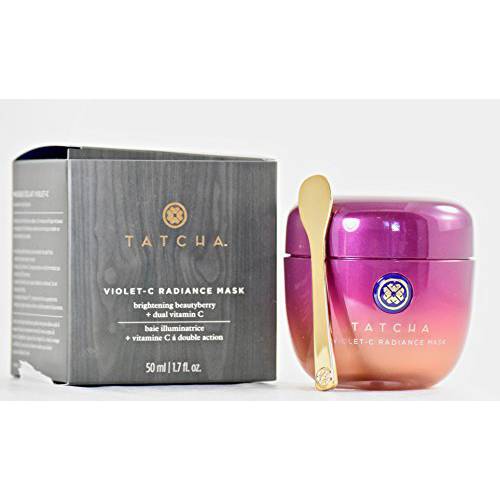TATCHA The Violet-C Radiance Mask: Creamy Firming Mask with Vitamin C for Soft, Glowing Skin (50 ml / 1.7 oz)