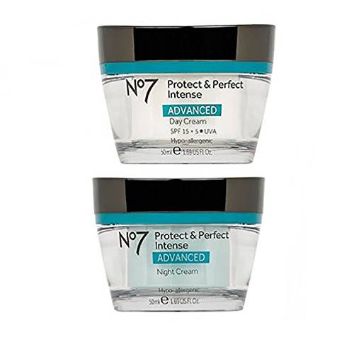 No7 Protect & Perfect Intense Day Cream + Protect & Perfect Intense Night Cream Advanced