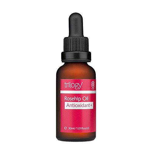 Trilogy Rosehip Oil Antioxidant - For All Skin Types - Certified Organic Beauty Oil Rosapene to Improve the Appearance of Fine Lines & Wrinkles, 1.01 Fl Oz (Pack of 1)