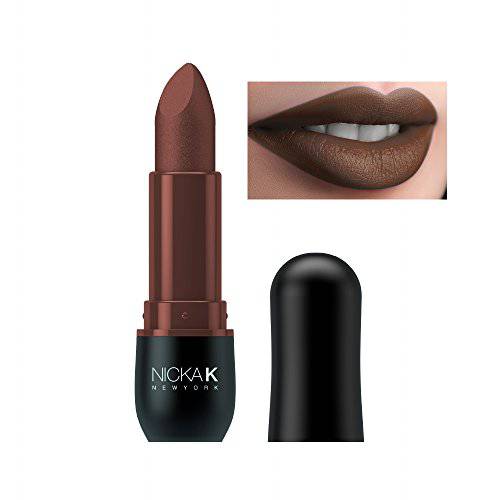 (3 Pack) NICKA K Vivid Matte Lipstick NMS14 Maroon
