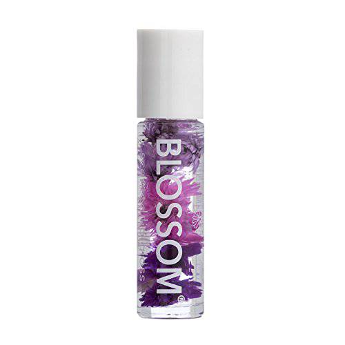 Blossom Scented Roll on Lip Gloss, Infused with Real Flowers, Made in USA, 0.20 fl. oz./5.9ml, Lychee (Cap Color May Vary)