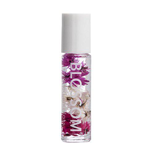 Blossom Scented Roll on Lip Gloss, Infused with Real Flowers, Made in USA, 0.20 fl. oz./5.9ml, Cherry (Cap Color May Vary)