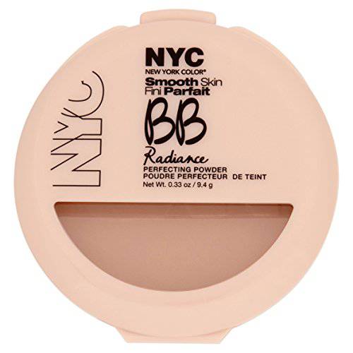 N.Y.C. New York Color BB Radiance Perfecting Powder, Warm Beige, 0.33 Ounce