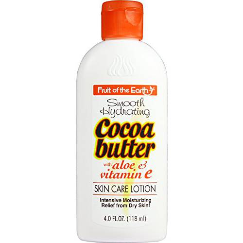 Fruit of the Earth Cocoa Butter with Aloe Lotion, 4 Ounce