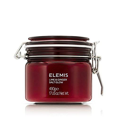 ELEMIS Lime and Ginger Salt Glow | Invigorating Mineral-Rich Salt Scrub Helps to Lock in Moisture and Exfoliates, Smoothes and Softens the Skin | 17 Ounce (Pack of 1)