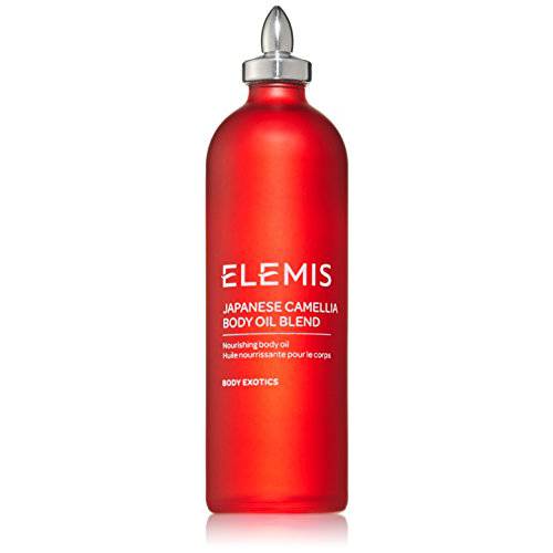 ELEMIS Japanese Camellia Body Oil Blend | Luxuriously Lightweight Body Oil Nourishes, Conditions, and Softens Pregnant and Postpartum Skin | 100 mL, 3.3 Fl Oz (Pack of 1)