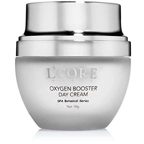 L’Core Paris Oxygen Booster Day Cream - Firming Anti Aging Face and Neck Skin Cream - Oxygenating Facial Cream Moisturizer for Tightening & Lifting Sagging Skin - 50g