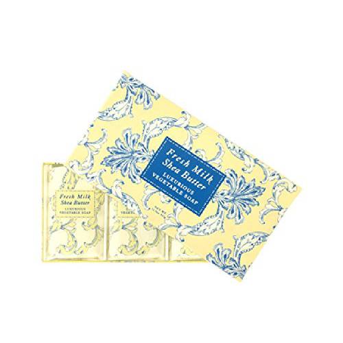 Greenwich Bay Trading Co. Luxurious Vegetable Soap, 12.9 Ounce, Fresh Milk, 3 Pack