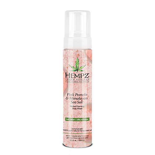 Hempz Pink Pomelo & Himalayan Sea Salt Herbal Foaming Body Wash 8.5 oz.